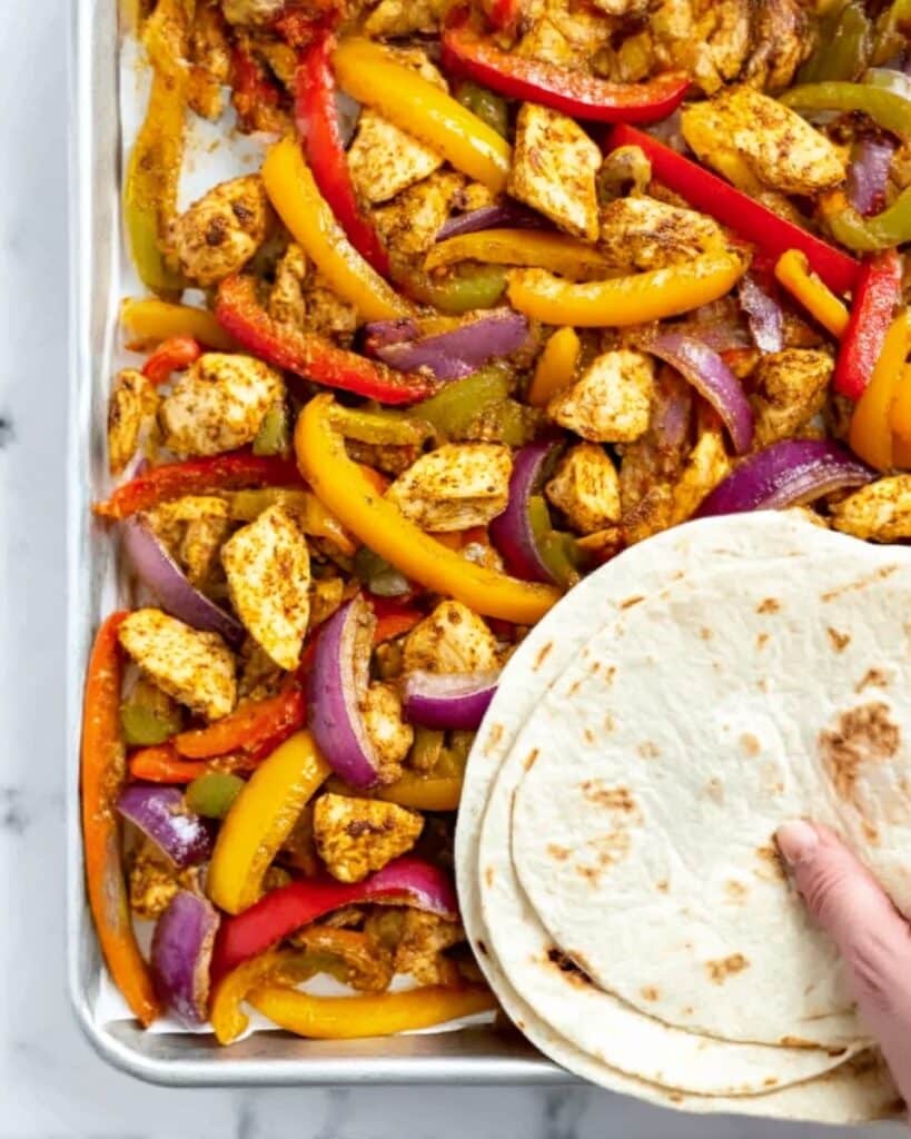 Sheet Pan Chicken Fajitas Recipe