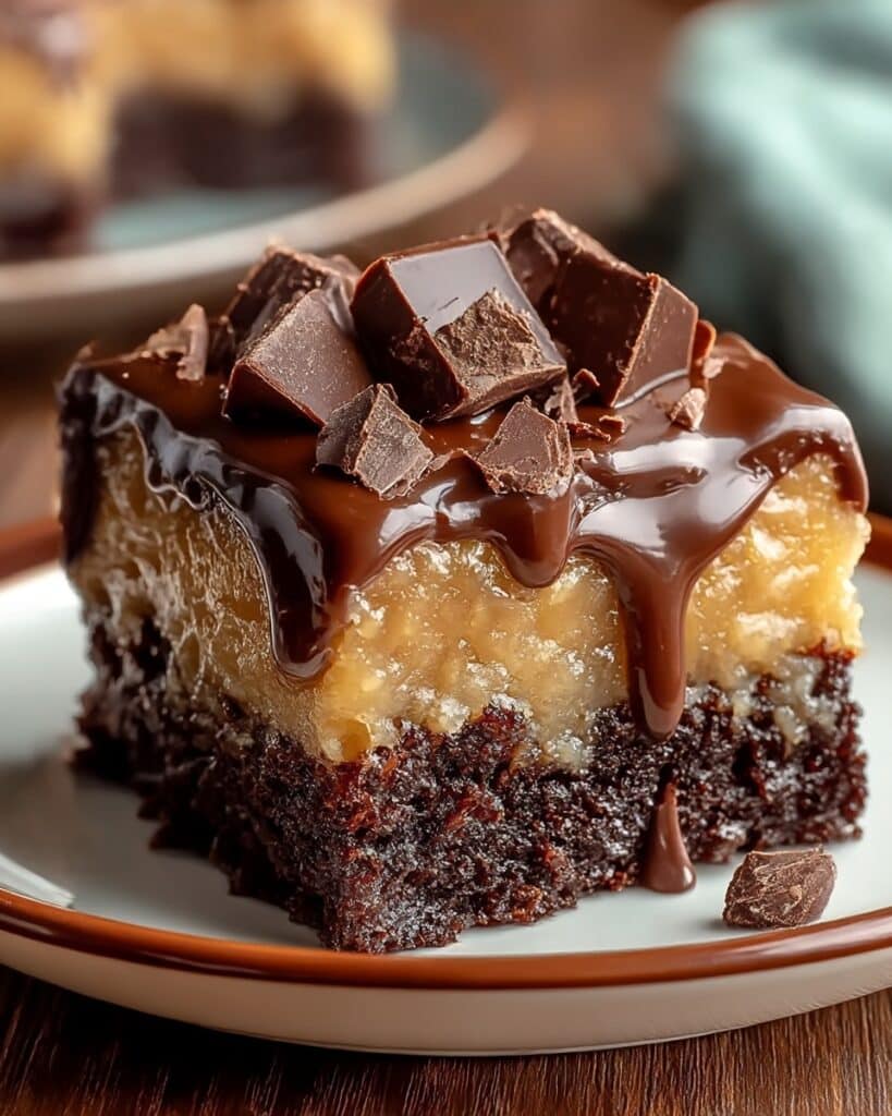 German Chocolate Poke Cake Recipe