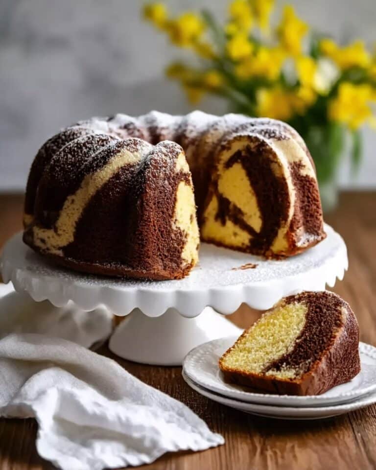 Marble Cake Perfection: Easy Swirled Delight Recipe