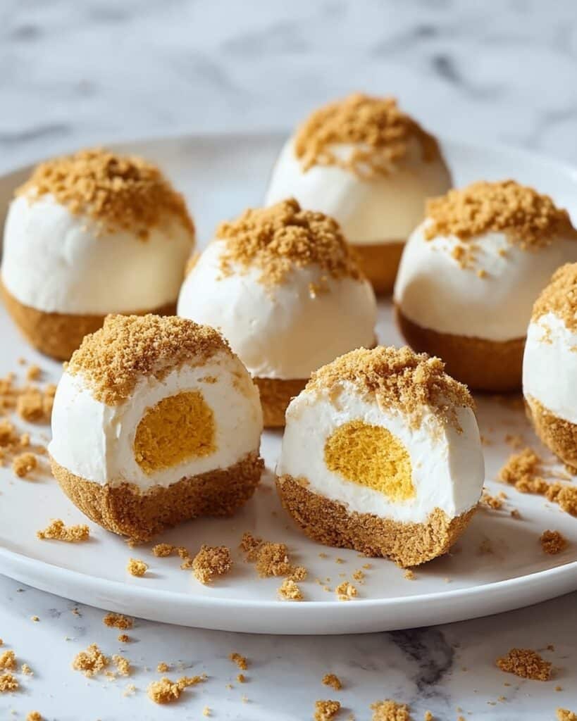 No Bake Pumpkin Cheesecake Balls Recipe