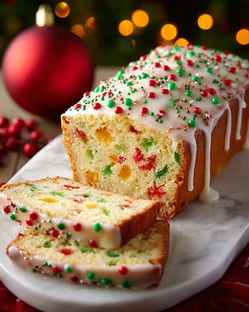 Christmas Sprinkle Buttermilk Bread Recipe