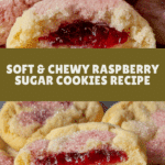Soft & Chewy Raspberry Sugar Cookies Recipe