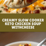 Slow Cooker Keto Chicken Cream Cheese Soup Recipe