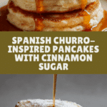 Spanish Churro-Inspired Pancakes Recipe