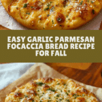 Garlic Parmesan Focaccia Bread Recipe