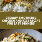 Creamy Smothered Chicken And Rice Recipe