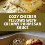 Chicken Pillows with Creamy Parmesan Sauce for Cozy Nights Recipe