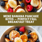 Mini Banana Pancake Bites Recipe