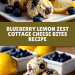 Blueberry and Lemon Zest Cottage Cheese Bites Recipe