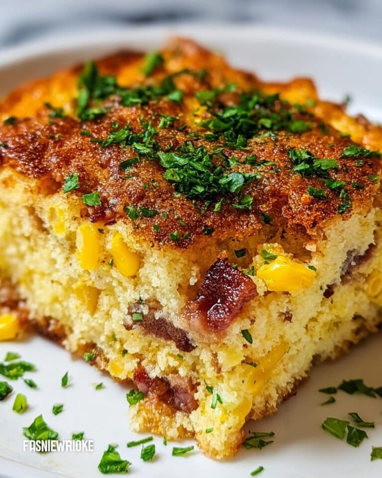 Loaded Cornbread Casserole Recipe