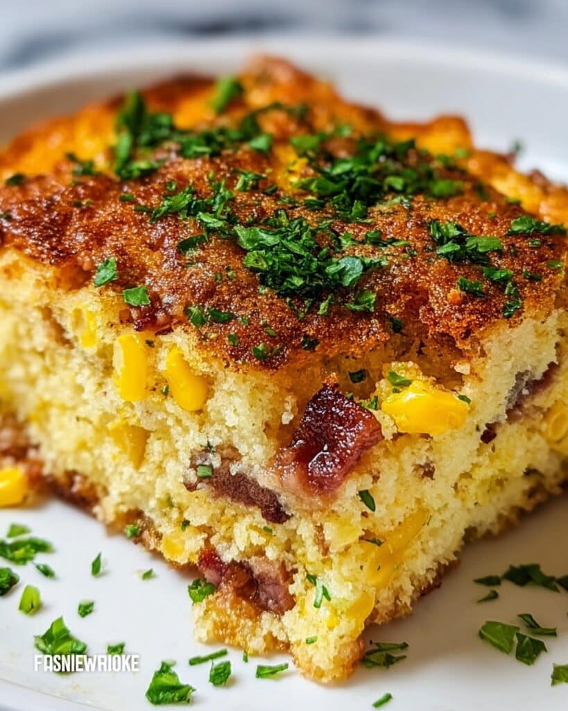 Loaded Cornbread Casserole Recipe