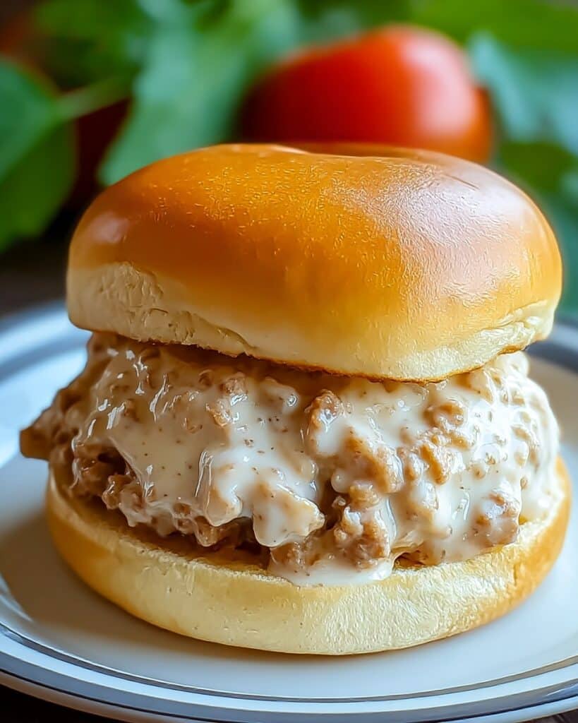 Creamy Chicken Alfredo Sloppy Joes for Comfort Food Bliss Recipe