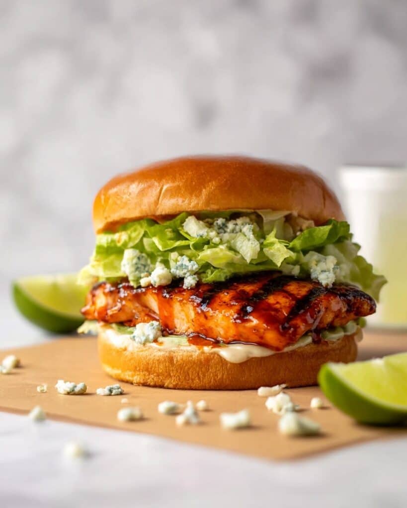 Grilled Buffalo Chicken Sandwiches Recipe