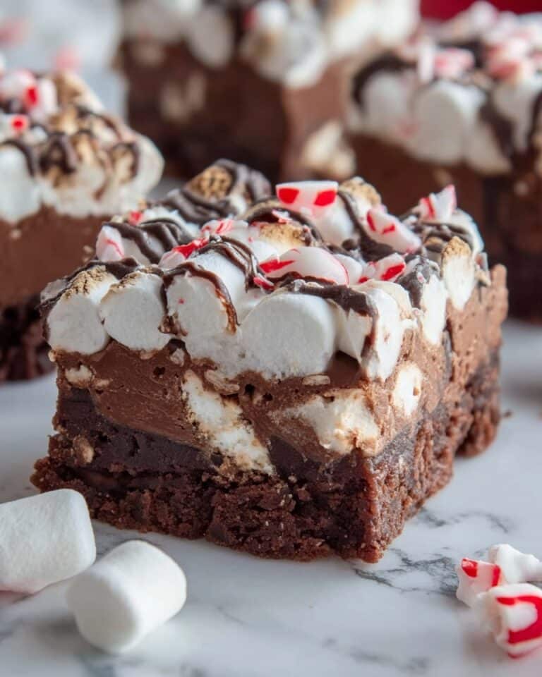 Hot Chocolate Peppermint Fudge Recipe
