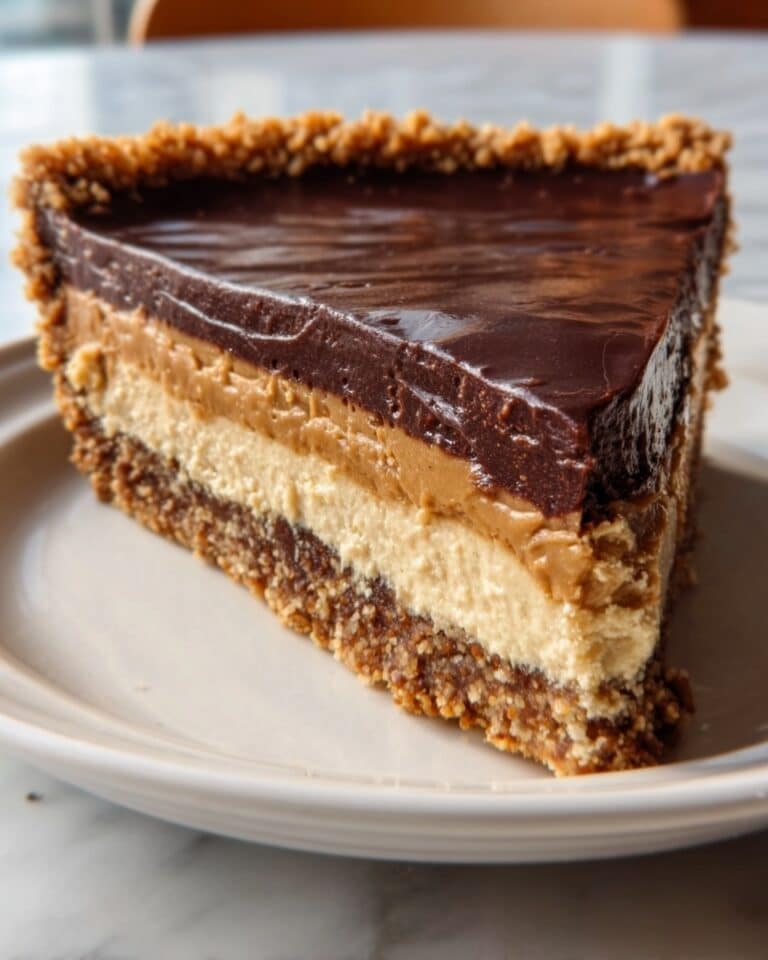 No-Bake Chocolate Peanut Butter Pie Recipe