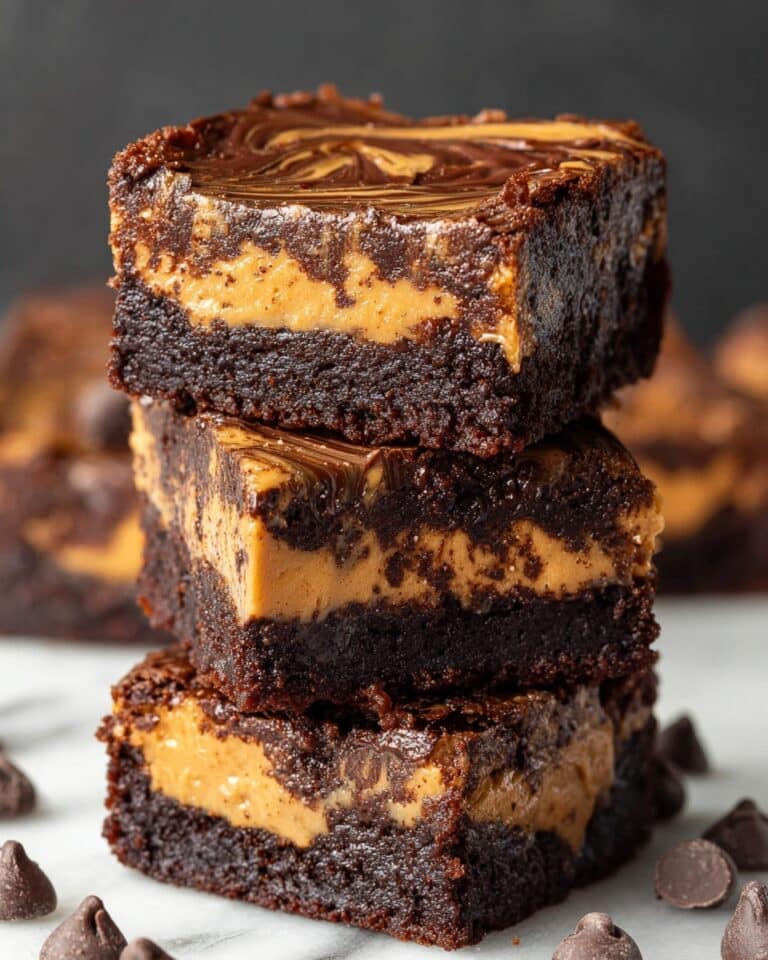 Chocolate Peanut Butter Brownies Recipe