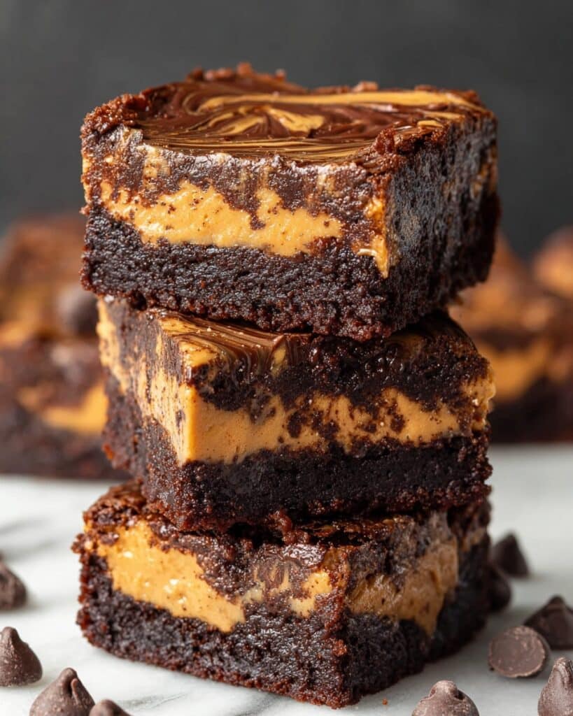 Chocolate Peanut Butter Brownies Recipe