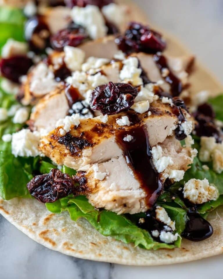 Balsamic Chicken Goat Cheese Wraps Recipe