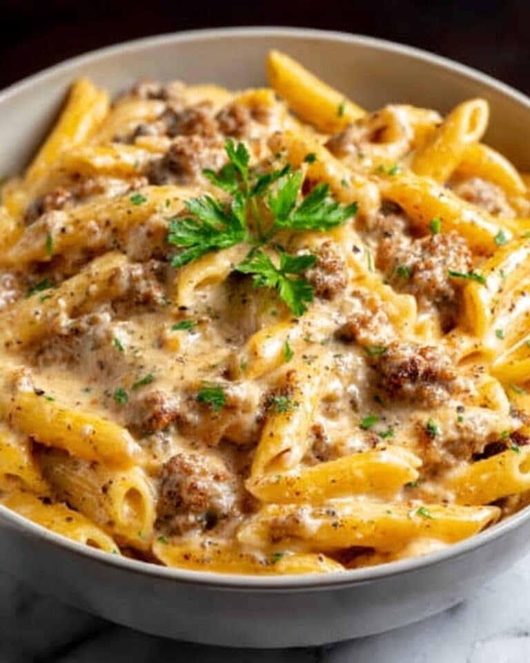 Creamy Beef Pasta Recipe