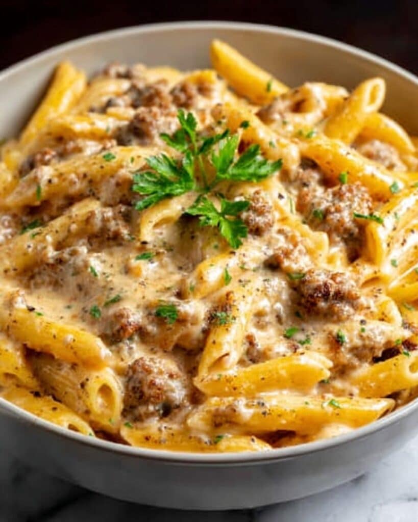 Creamy Beef Pasta Recipe
