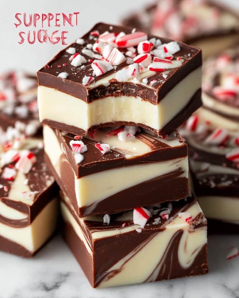 Peppermint Swirl Fudge Recipe