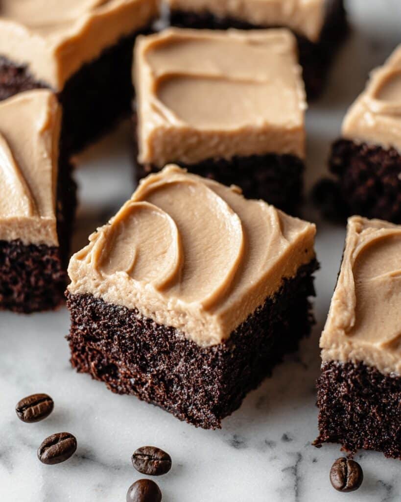 Frosted Coffee Brownies Recipe