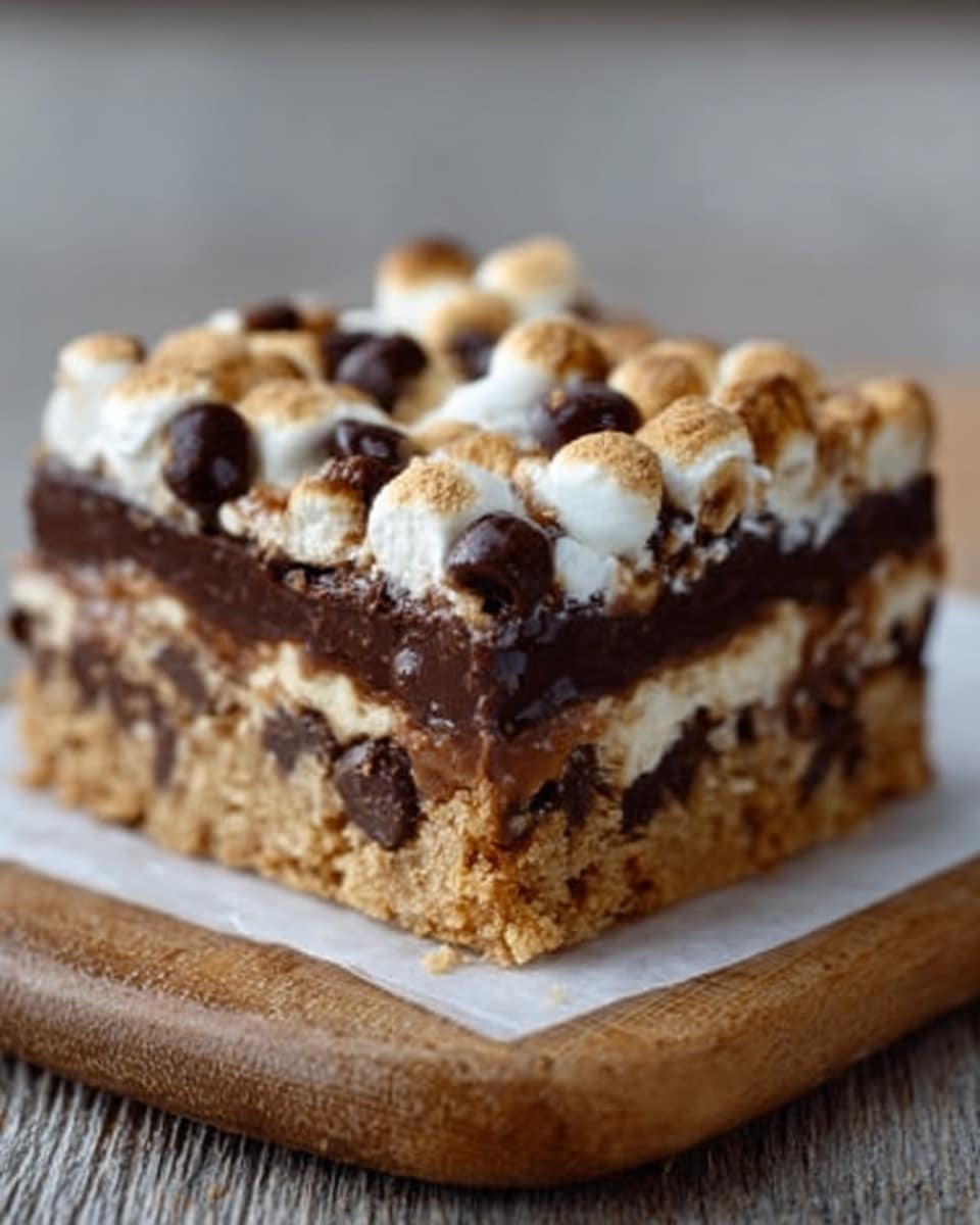 The image shows a close-up of a layered dessert in a clear glass dish. The bottom layer looks crumbly and golden brown, like a crust made from crushed cookies or graham crackers. On top of the crust is a bright red layer of strawberry jam or jelly, shiny and smooth with pieces of sliced strawberries visible. The top layer is dollops of white whipped cream or soft cheese, spread unevenly over the strawberries, giving a soft, fluffy texture. A woman's hand is reaching into the dish, suggesting the dessert is about to be served. The background is a white marbled surface. Photo taken with an iphone --ar 4:5 --v 7