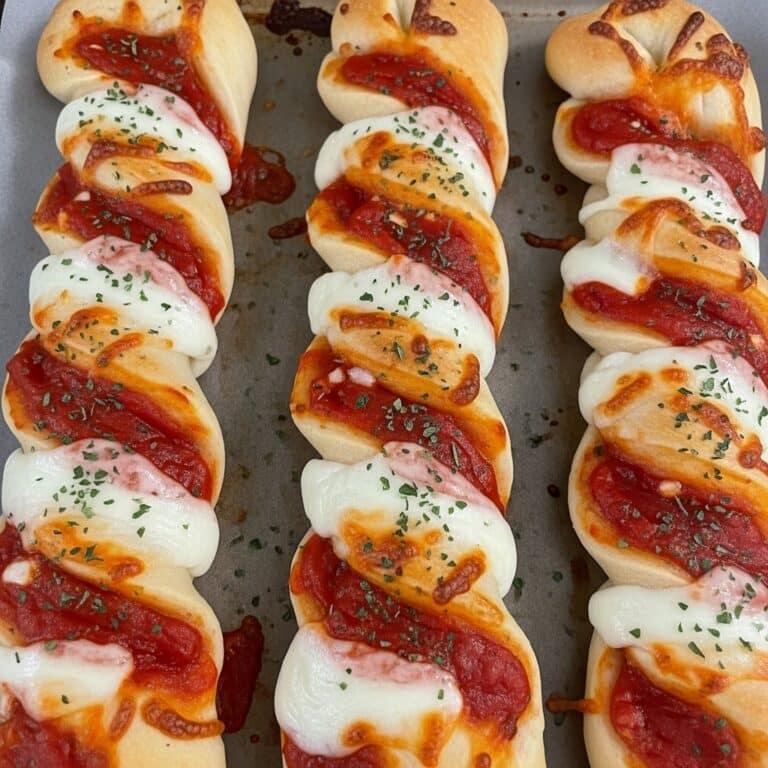 Candy Cane Pizza Breadsticks Recipe