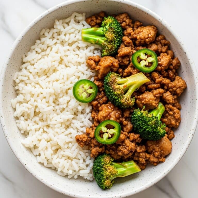 Firecracker Ground Chicken Bowls Recipe