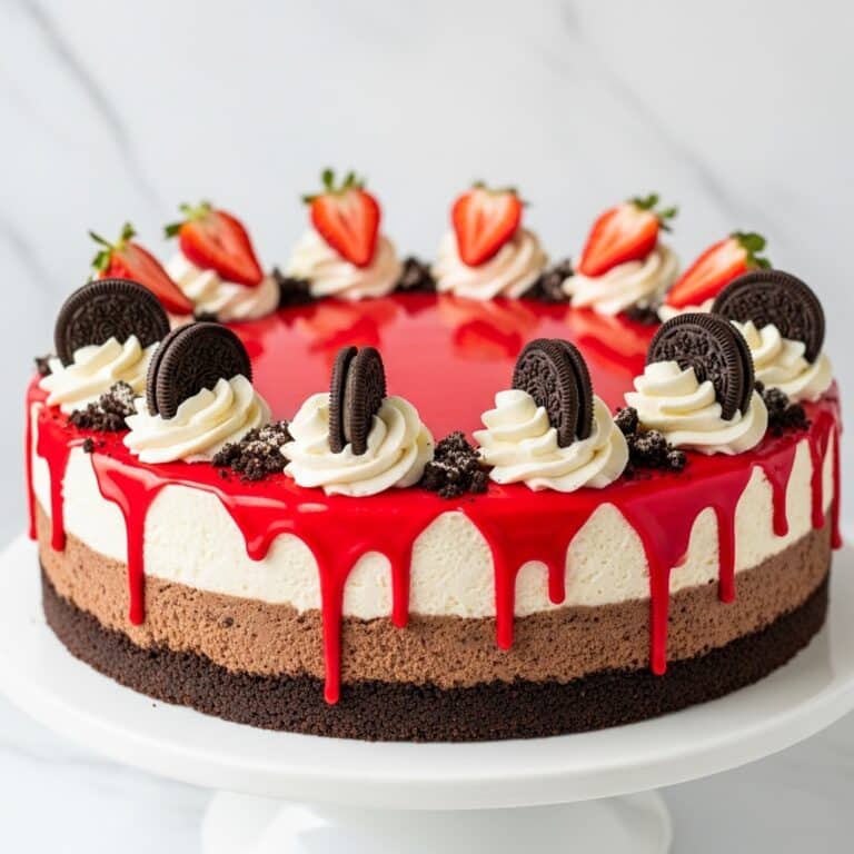 Red Velvet Oreo Cheesecake Recipe