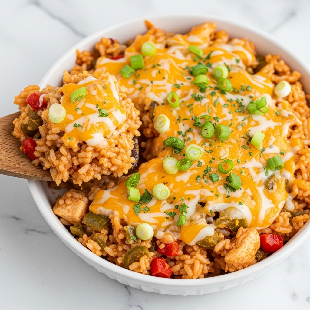 Green Chile Chicken and Rice Casserole Recipe