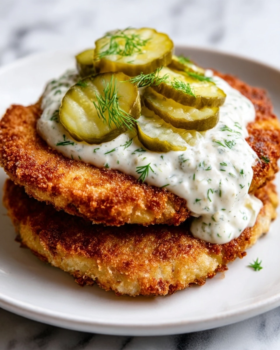 The image shows two rolled enchiladas placed side by side on a white plate with a light blue rim. The enchiladas are covered with a creamy, light yellow cheese sauce that is smooth and slightly melted, with small bubbles visible. Inside, the filling appears to be ground meat mixed with finely chopped onions and spices, peeking out from the ends. The dish is topped with chopped fresh green cilantro leaves and small pieces of bright red chili peppers scattered on the cheese sauce. The plate sits on a white marbled surface. Photo taken with an iphone --ar 4:5 --v 7