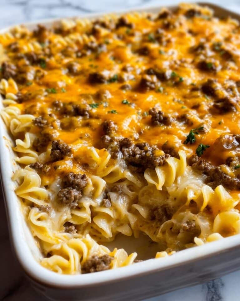 Sour Cream Beef Noodle Casserole Recipe