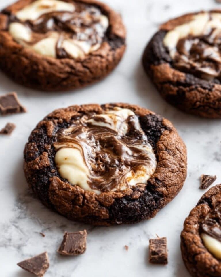Chocolate Marshmallow Swirl Cookies Recipe