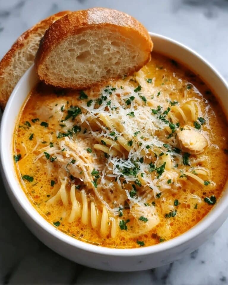 Crockpot Chicken Parmesan Soup Recipe