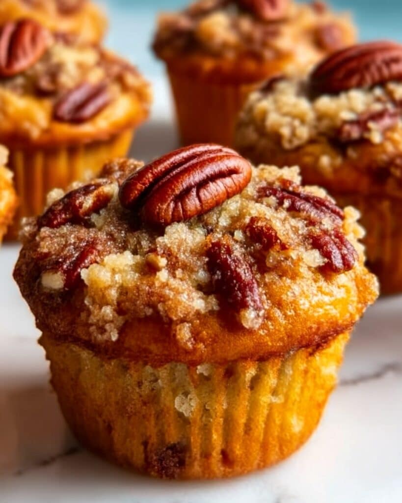 Pecan Pie Brown Sugar Muffins Recipe