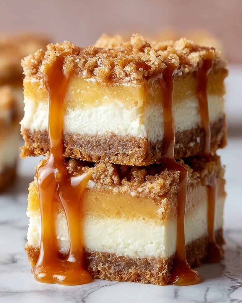 Caramel Apple Cheesecake Bars Recipe