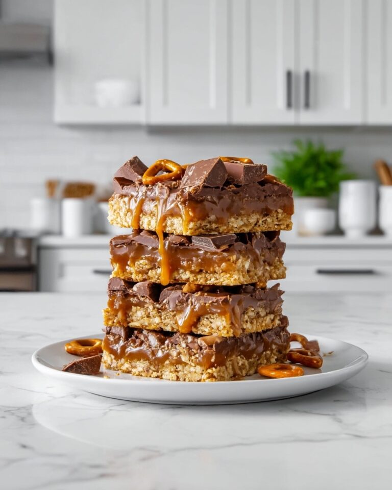Caramel Chocolate Crunch Bars Recipe