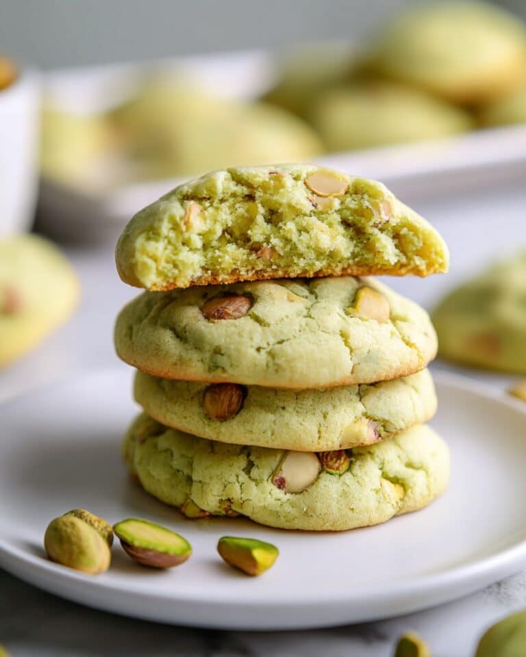 Soft and Chewy Pistachio Pudding Cookies Recipe