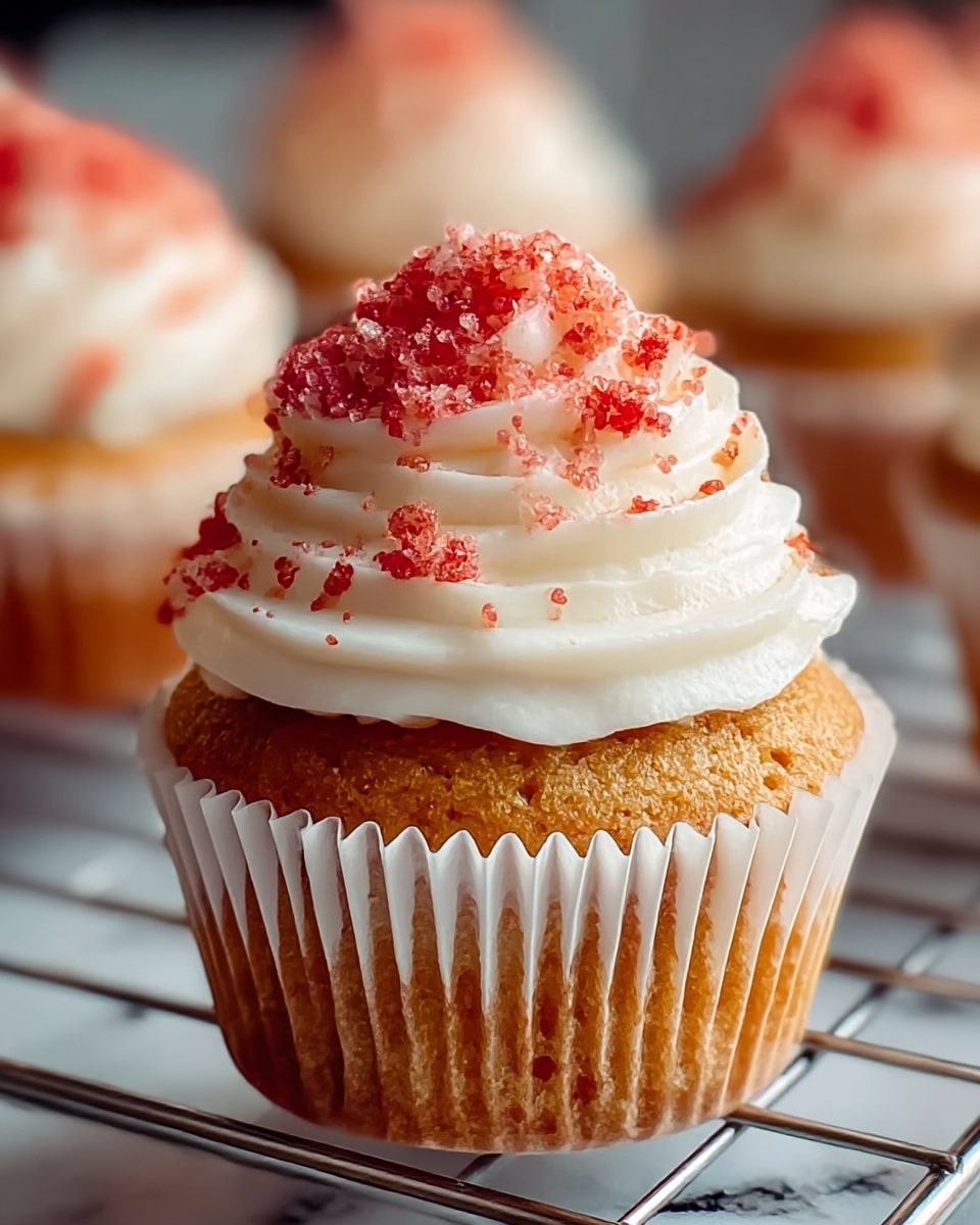 Irresistible Strawberry Crunch Cupcakes to Brighten Your Day Recipe