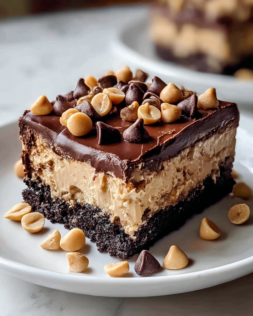 Chocolate Peanut Butter Poke Cake Recipe