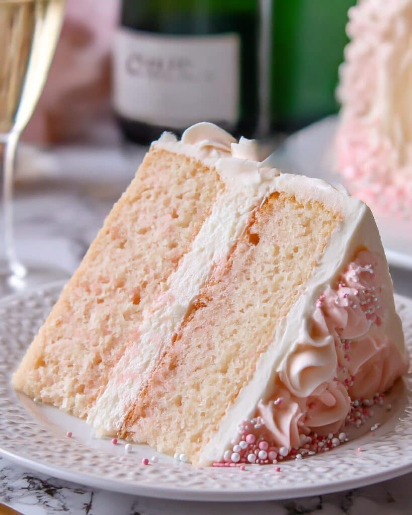Pink Champagne Cake Recipe