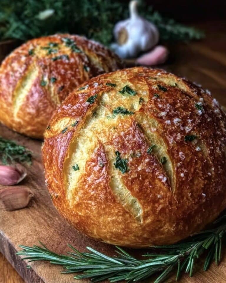 Homemade Garlic Rosemary Bread Recipe