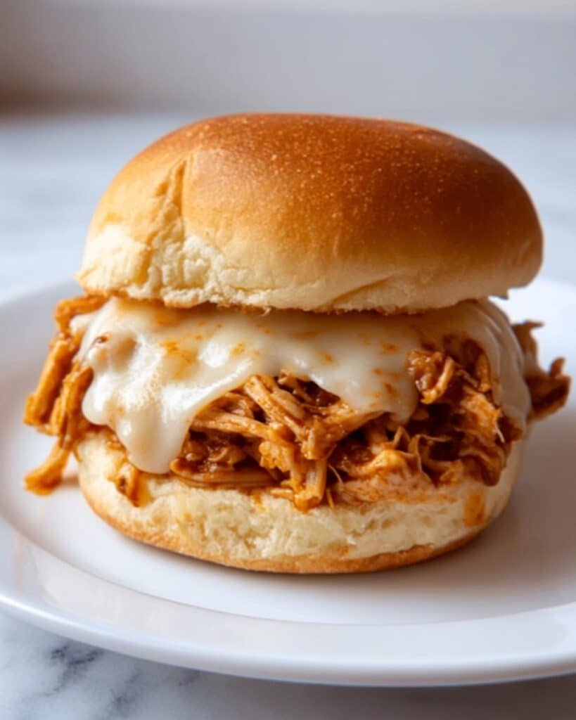 Slow Cooker Parmesan Garlic Chicken Sandwich Recipe