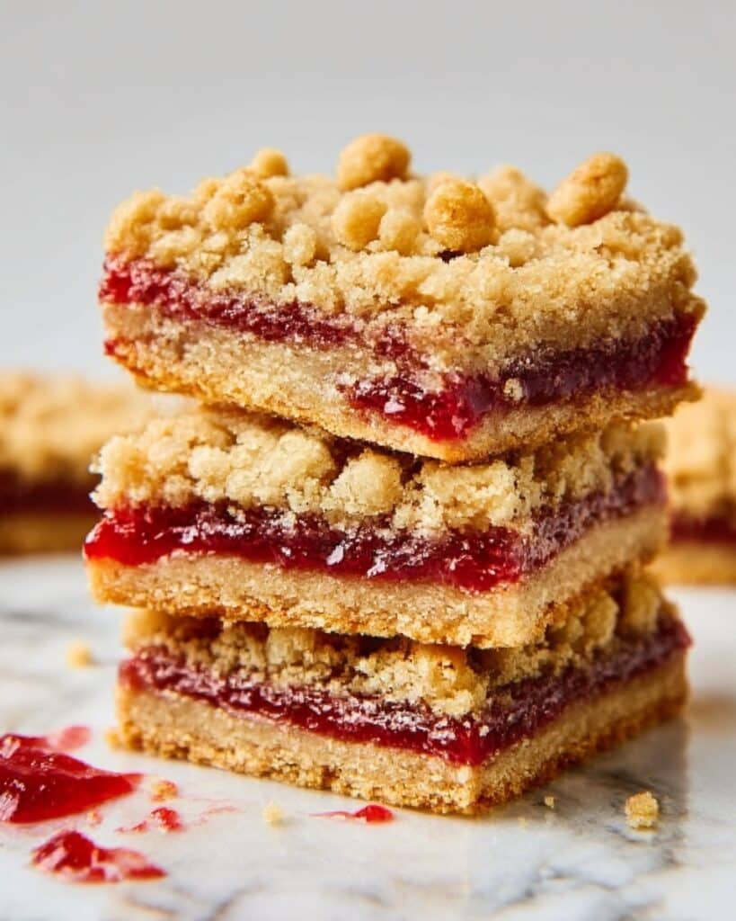 Peanut Butter and Jelly Cheesecake Bars Recipe