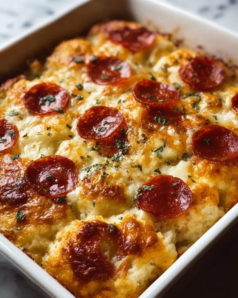 Bubble Up Biscuit Pizza Casserole Recipe