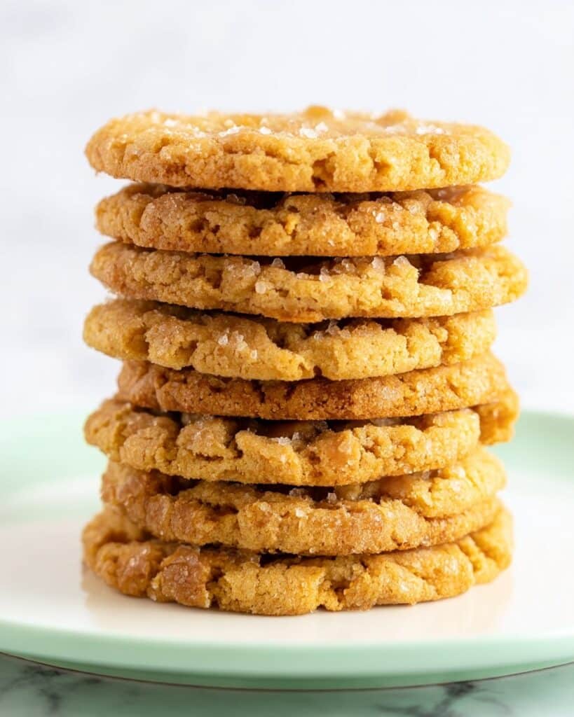 Crinkly Crackly Butter Toffee Sugar Cookies Recipe