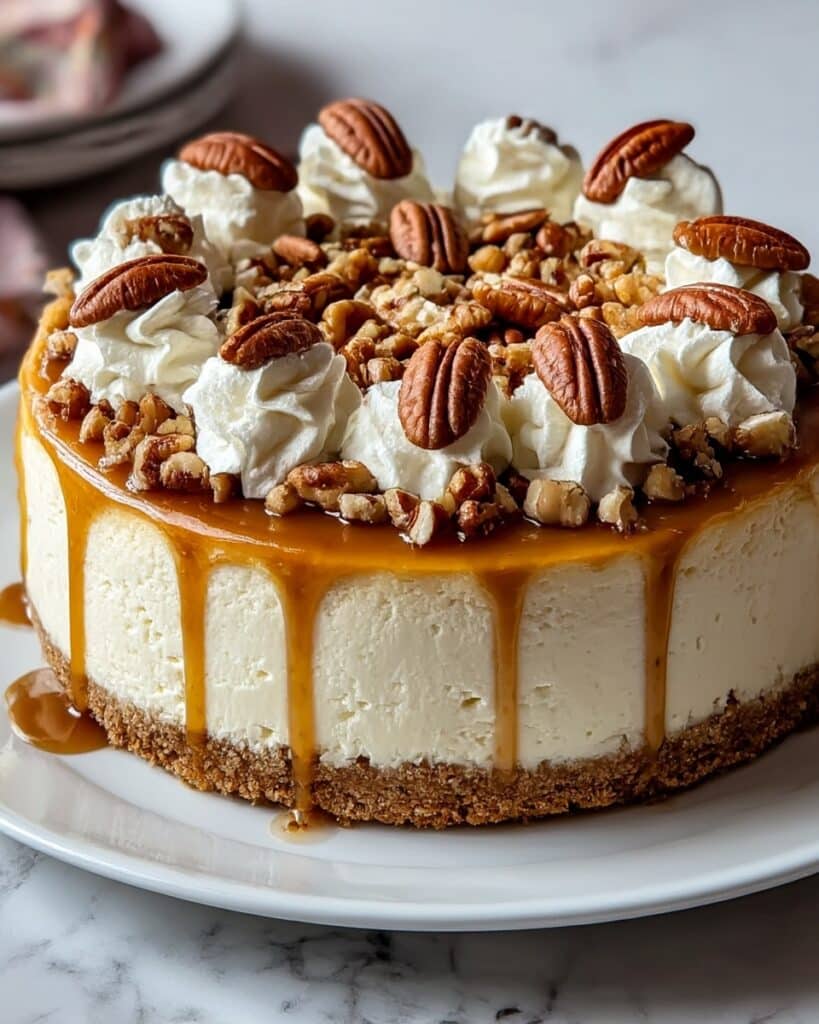 Browned Butter Pecan Cheesecake Recipe