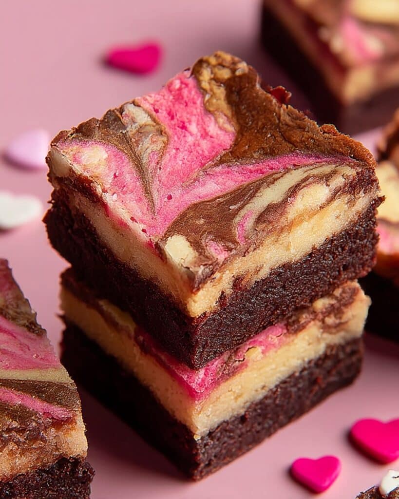 Valentine Brookies (Brownie + Sugar Cookie Swirls) Recipe