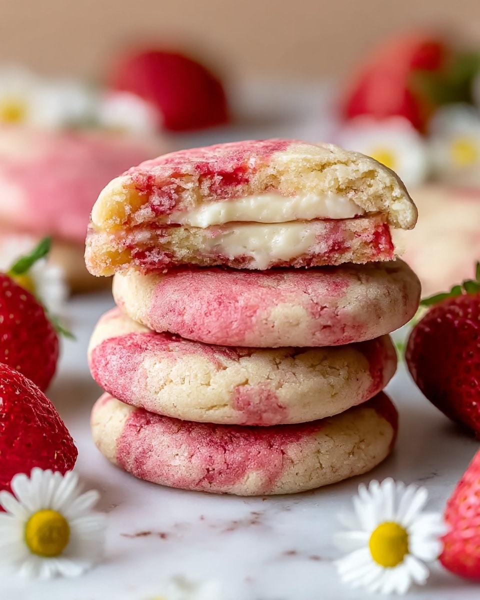 Strawberry Cheesecake Cookies Recipe